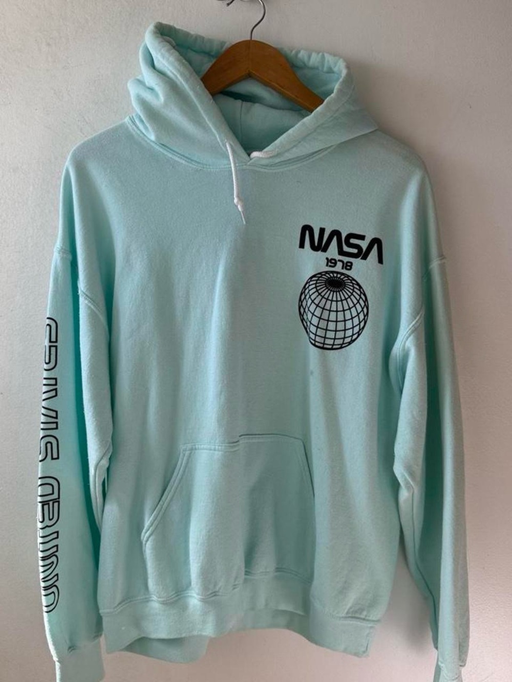 Teal Neon Riot Nasa Hoodie